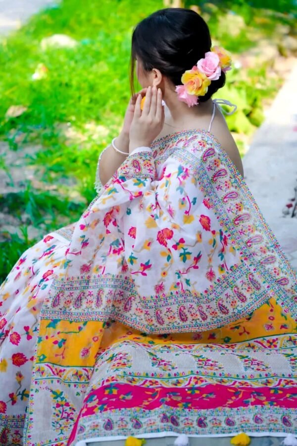 Pure Cotton Saree For Women - Perefct For All Seasons and Occasions (P-2042) - Image 3
