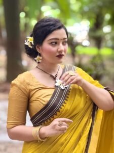 Pure Cotton Tangail Woven Saree (P-2946)
