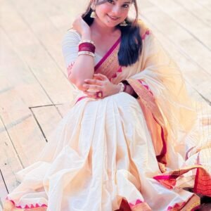 Pure Cotton Tangail Woven Saree (P-2948)
