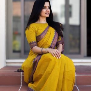 Pure Cotton Tangail Woven Saree (P-2953)
